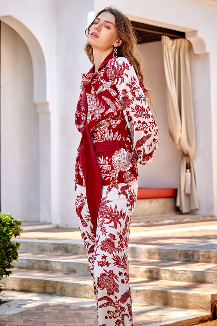 Carmine Blazer Co-ord Set