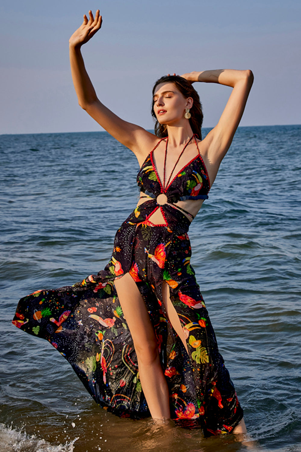 Cabo Spice High Slit Jumpsuit