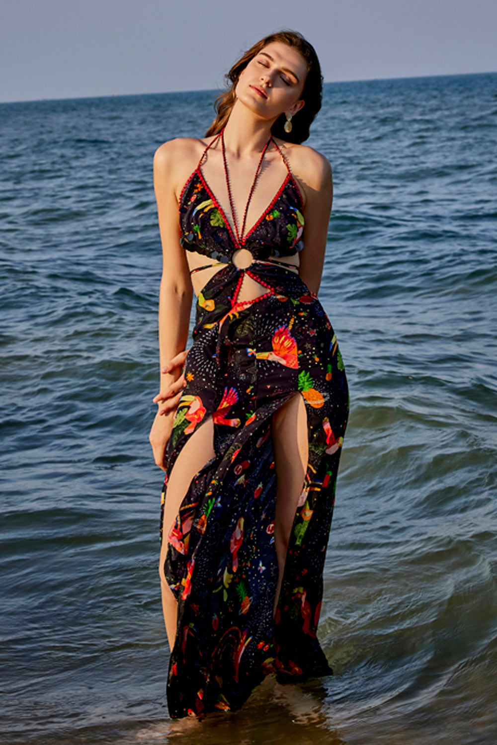 Cabo Spice High Slit Jumpsuit