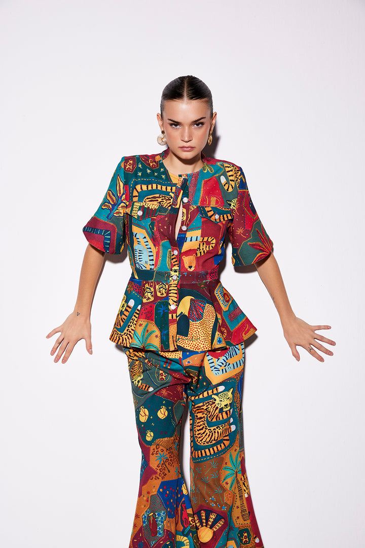 Cocora Contrast Top