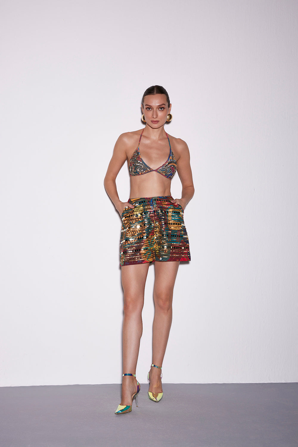 Cocora Embellished Shorts