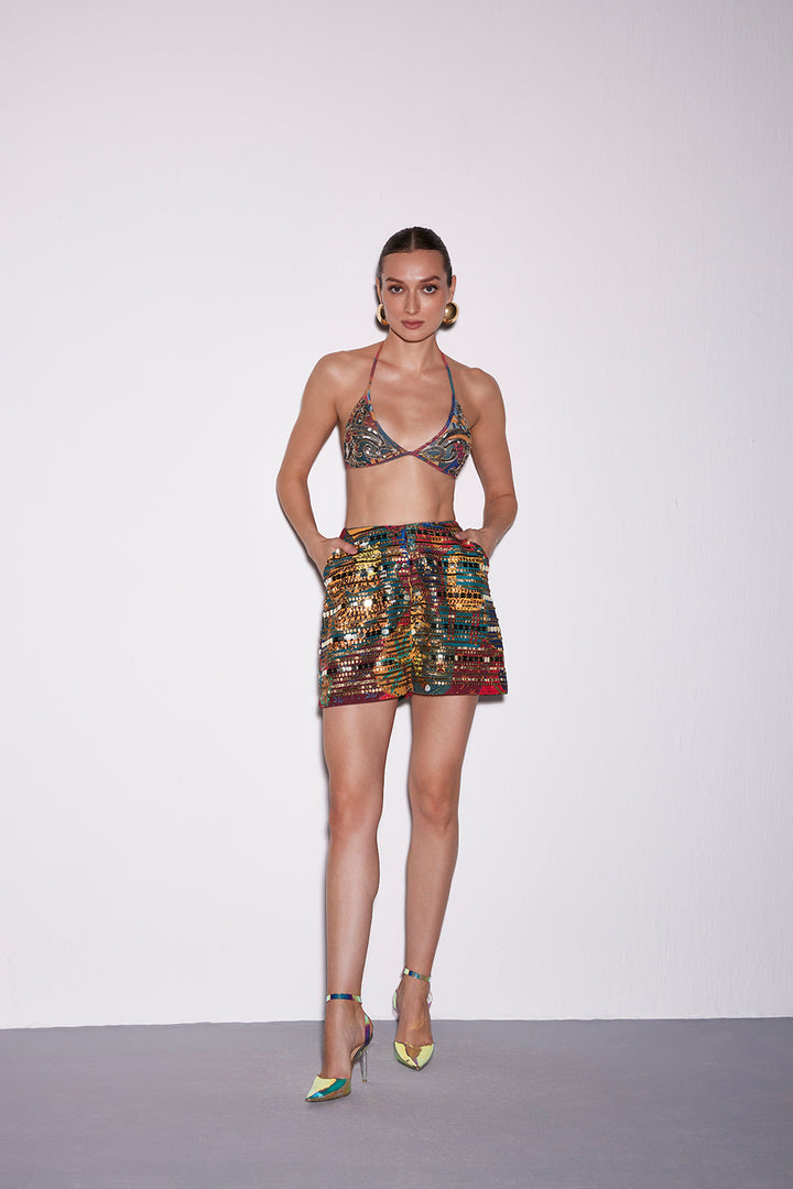 Cocora Embellished Shorts