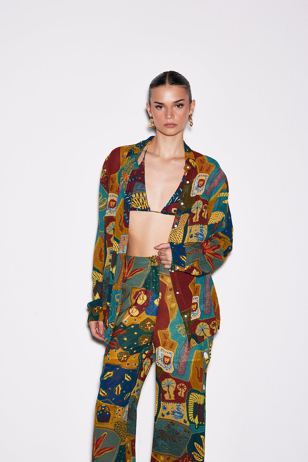 Cocora Sand Co-ord With Bikini