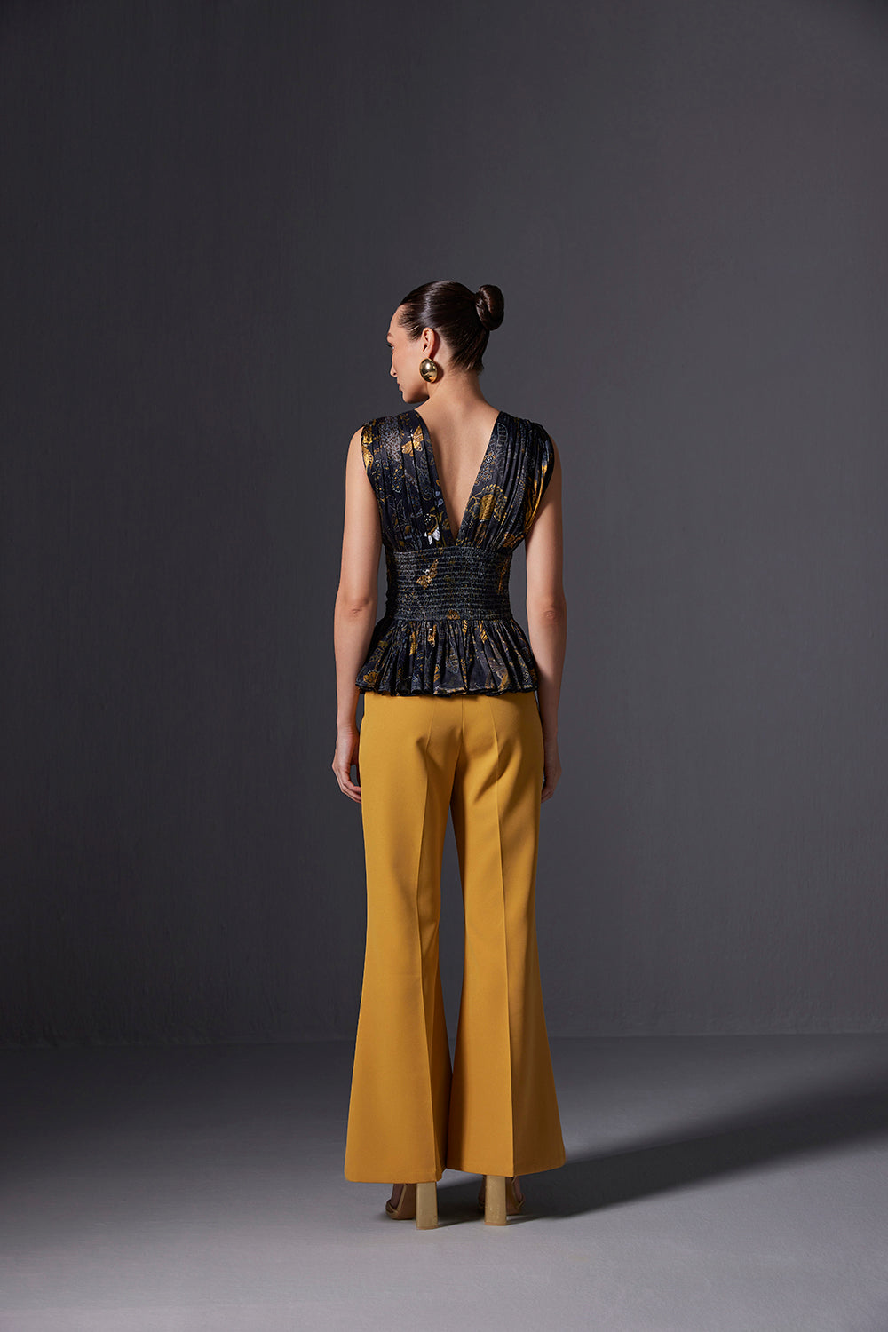 Kalahari V-neck Frill Top