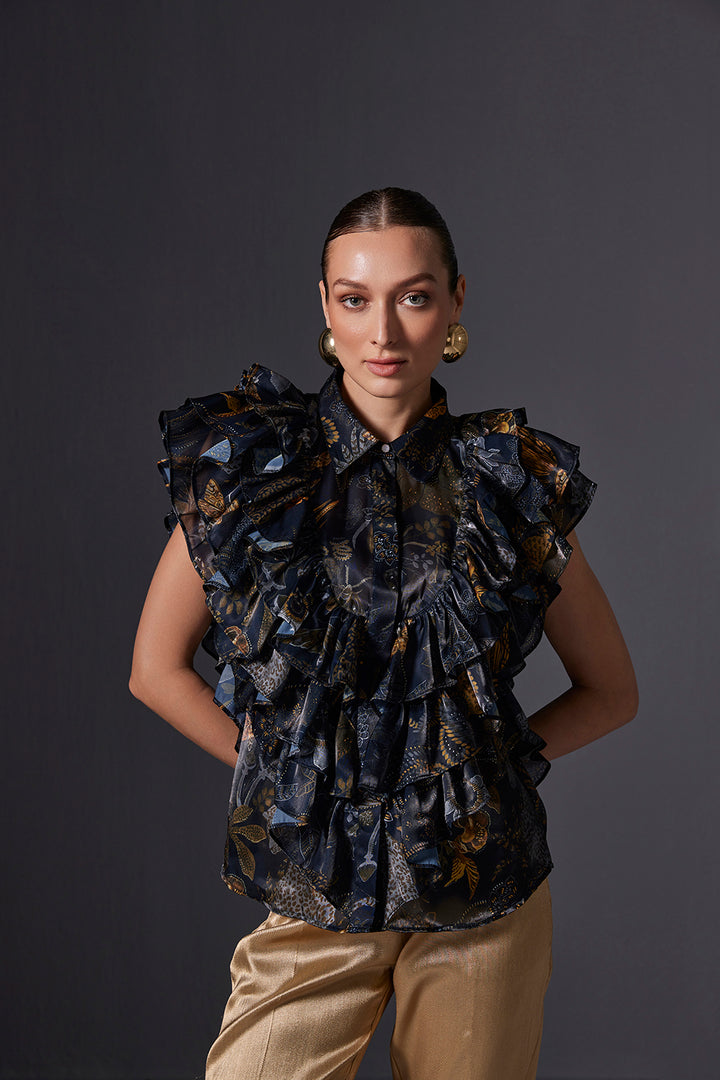 Kalahari Ruffle Shirt