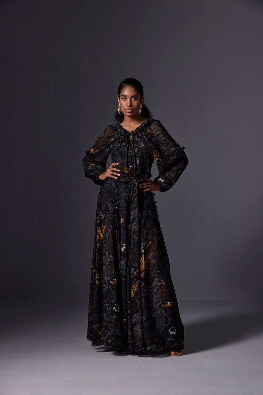 Kalahari Frill Maxi Dress