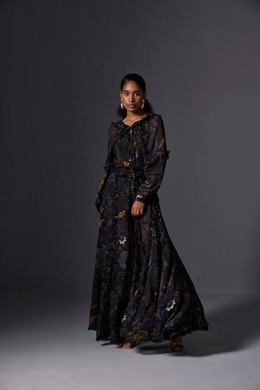 Kalahari Frill Maxi Dress