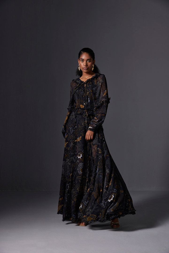 Kalahari Frill Maxi Dress