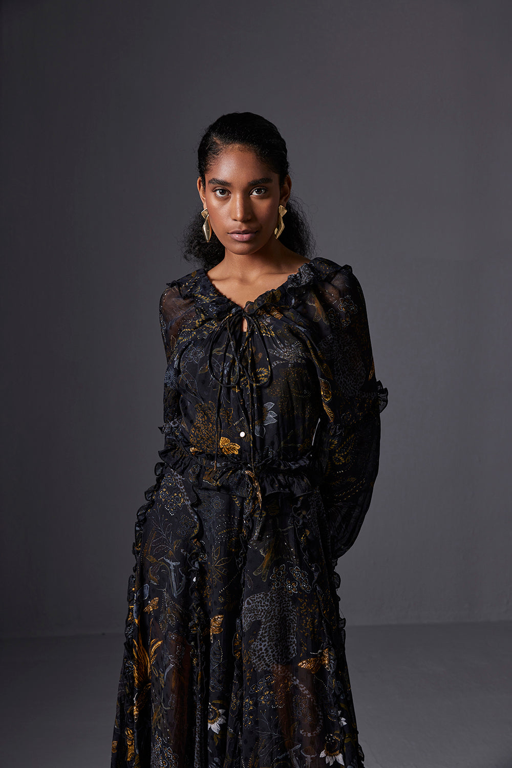 Kalahari Frill Maxi Dress