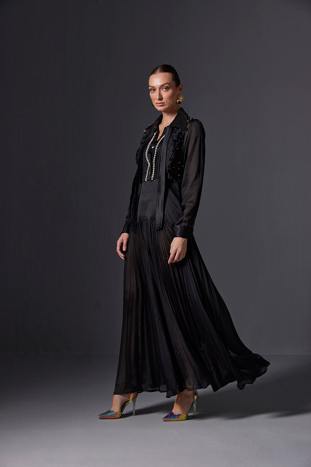 Keya Button Down Maxi Dress