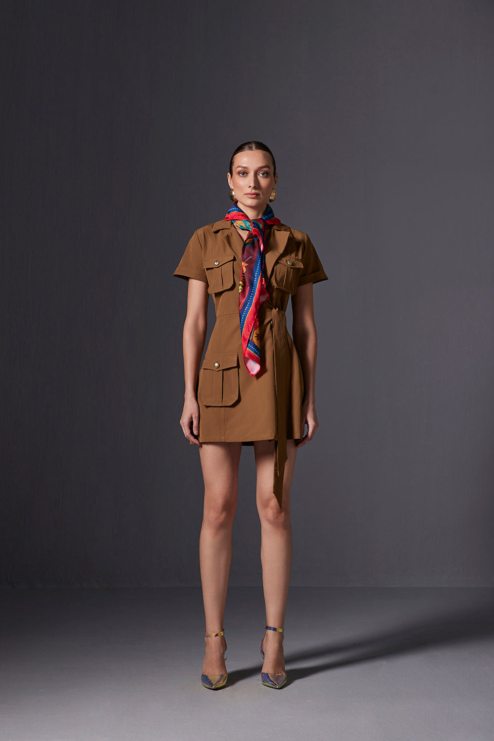Olive Blazer Dress