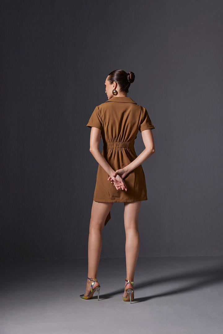 Olive Blazer Dress