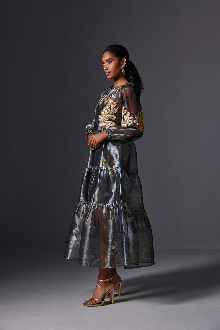 Kalahari Gold Flare Dress