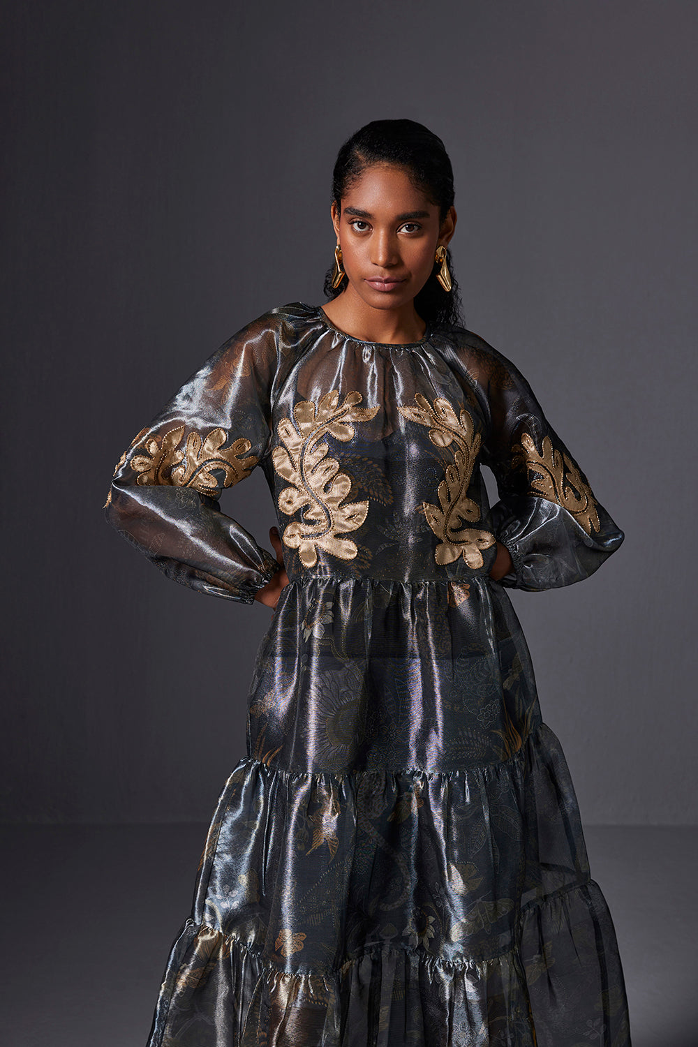 Kalahari Gold Flare Dress