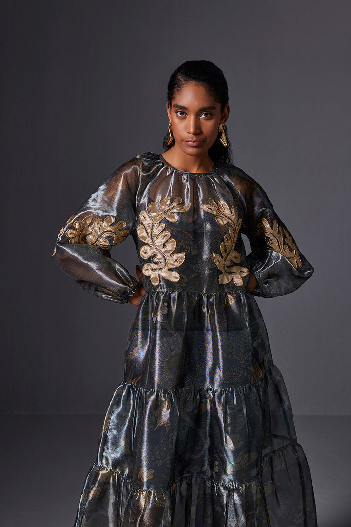 Kalahari Gold Flare Dress