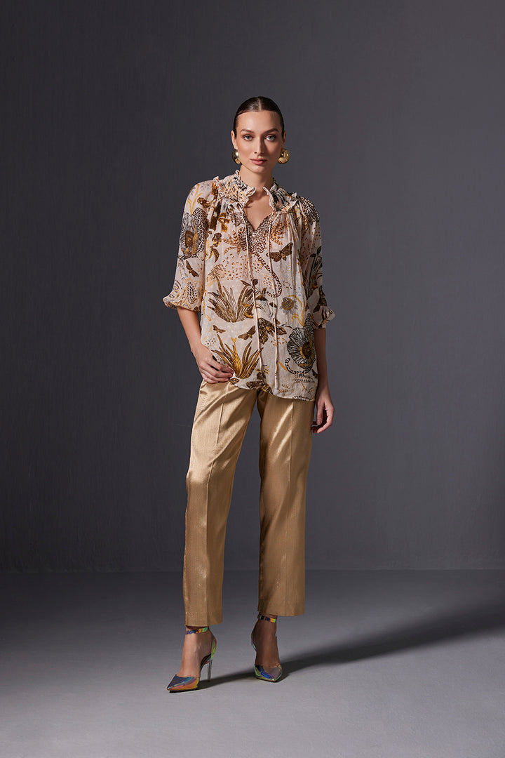 Kalahari String Smock Top