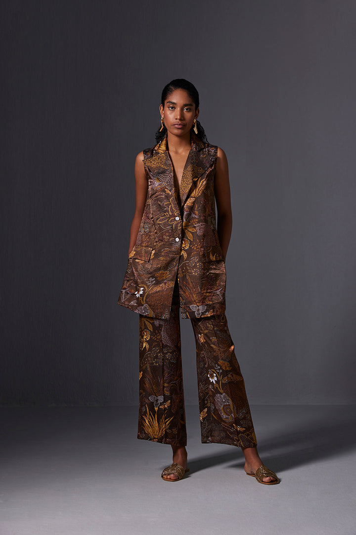 Kalahari Rust Sleevless Co-ord