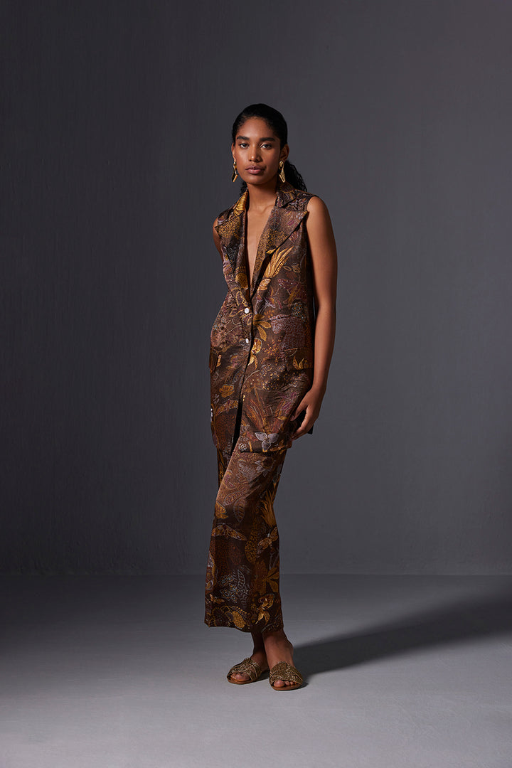 Kalahari Rust Sleevless Co-ord