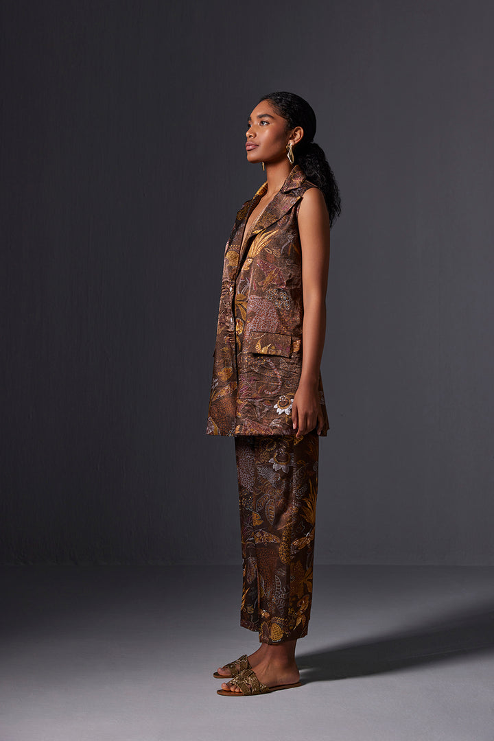 Kalahari Rust Sleevless Co-ord