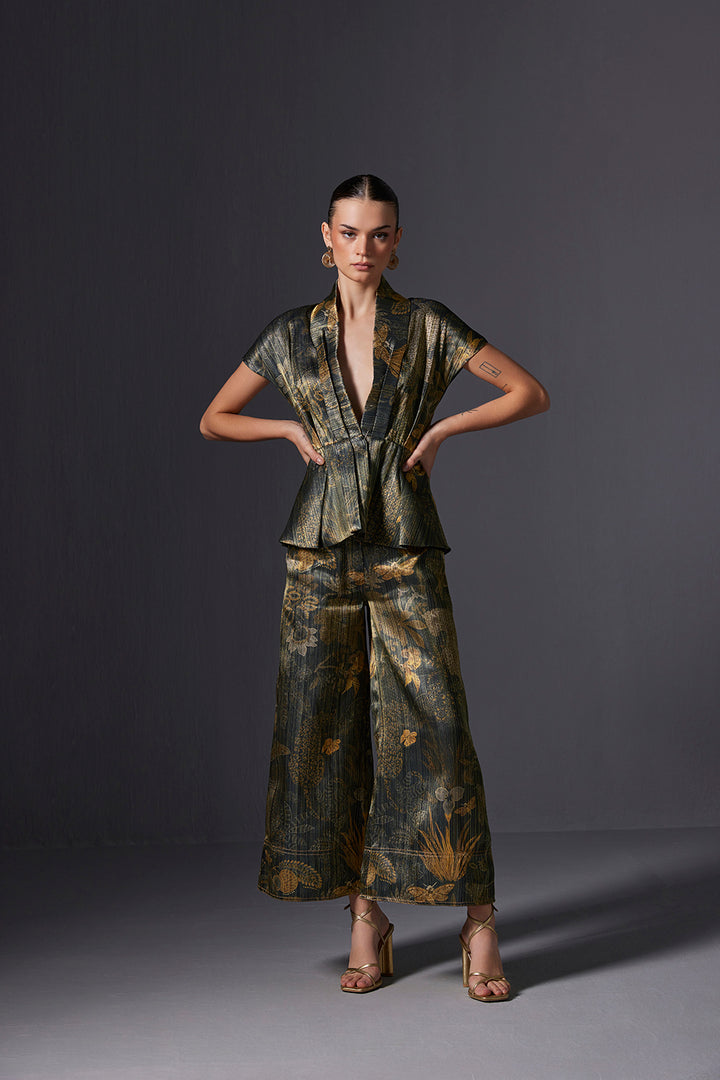 Kalahari Gold Peplum Co-ord