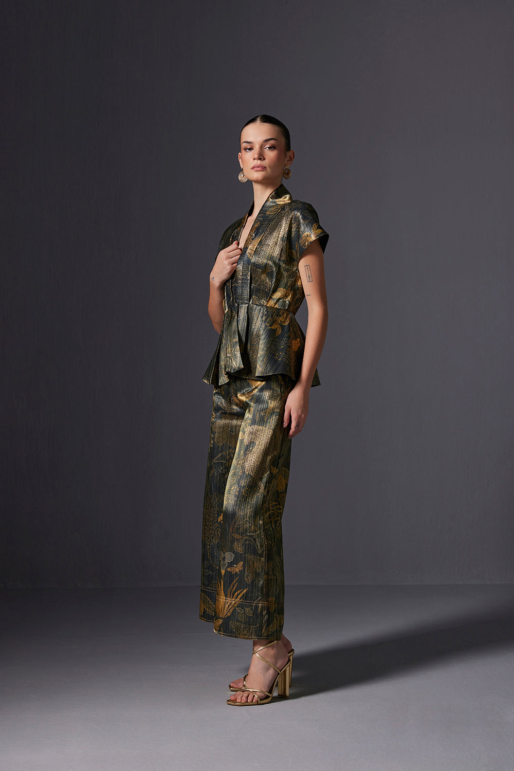 Kalahari Gold Peplum Co-ord