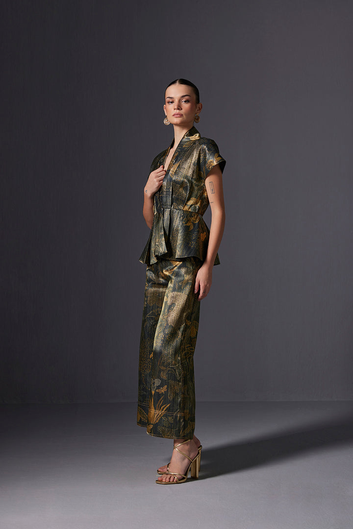 Kalahari Gold Peplum Co-ord