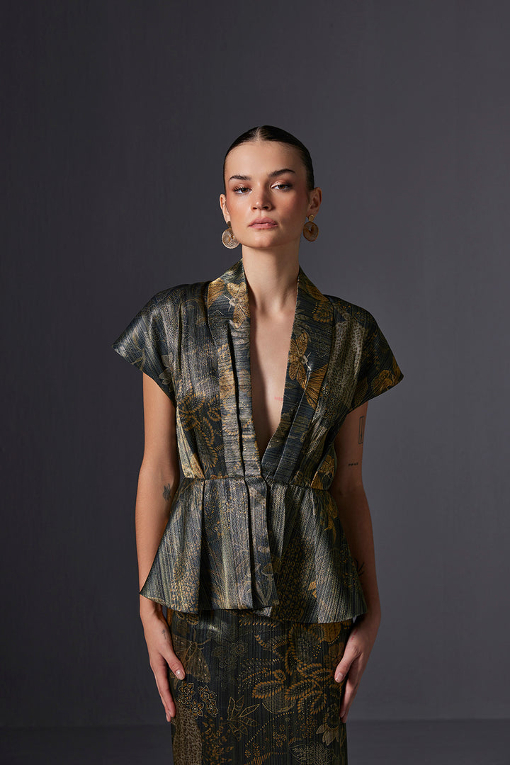 Kalahari Peplum Top