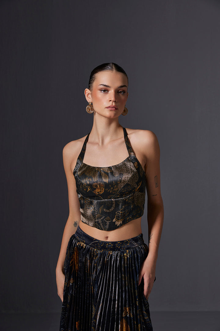 Kalahari Gold Corset Top