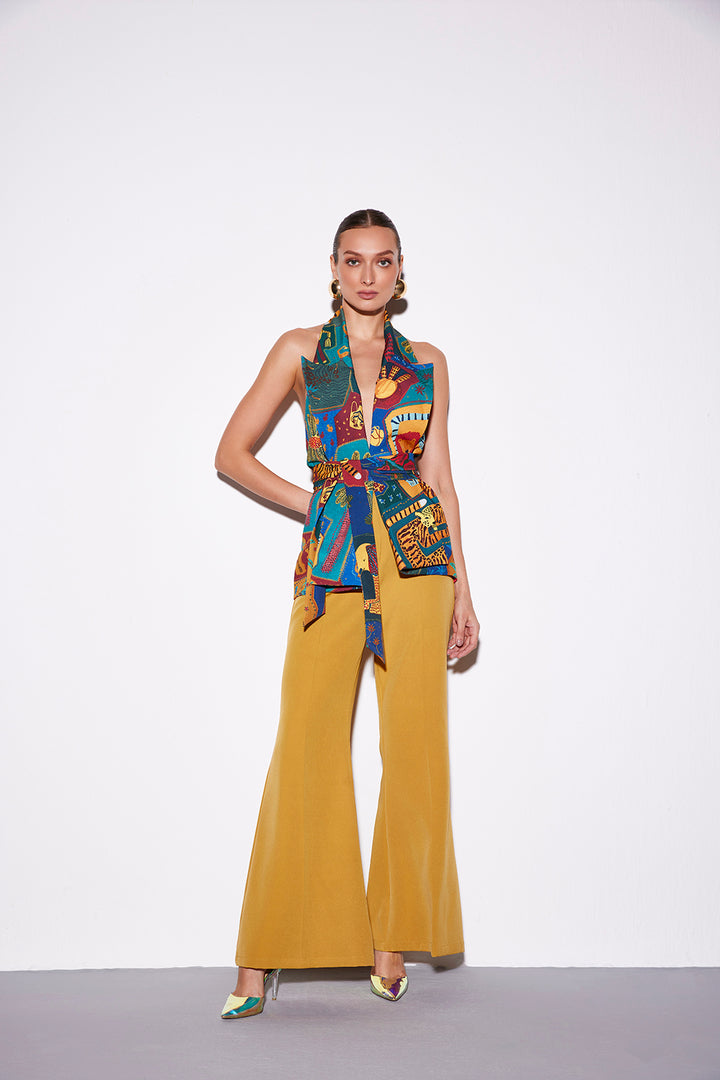 Cocora Halter Lapel Blazer