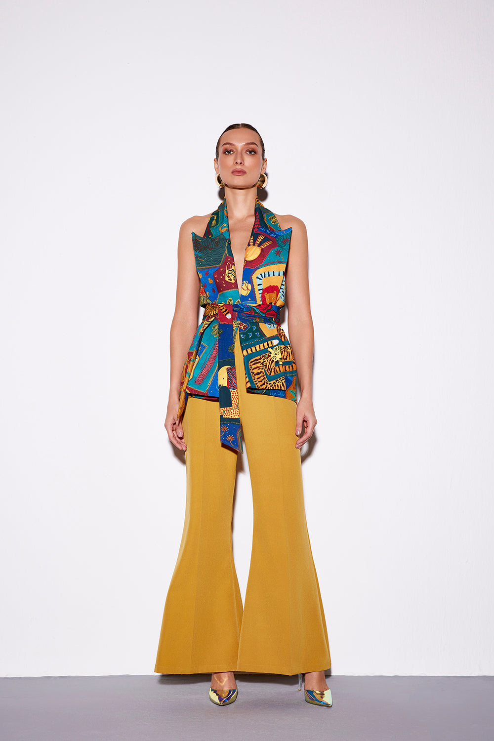 Cocora Halter Lapel Blazer