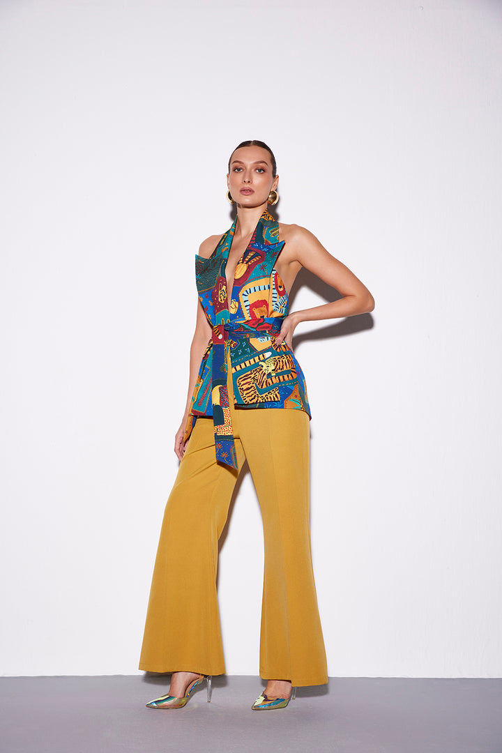 Cocora Halter Lapel Blazer
