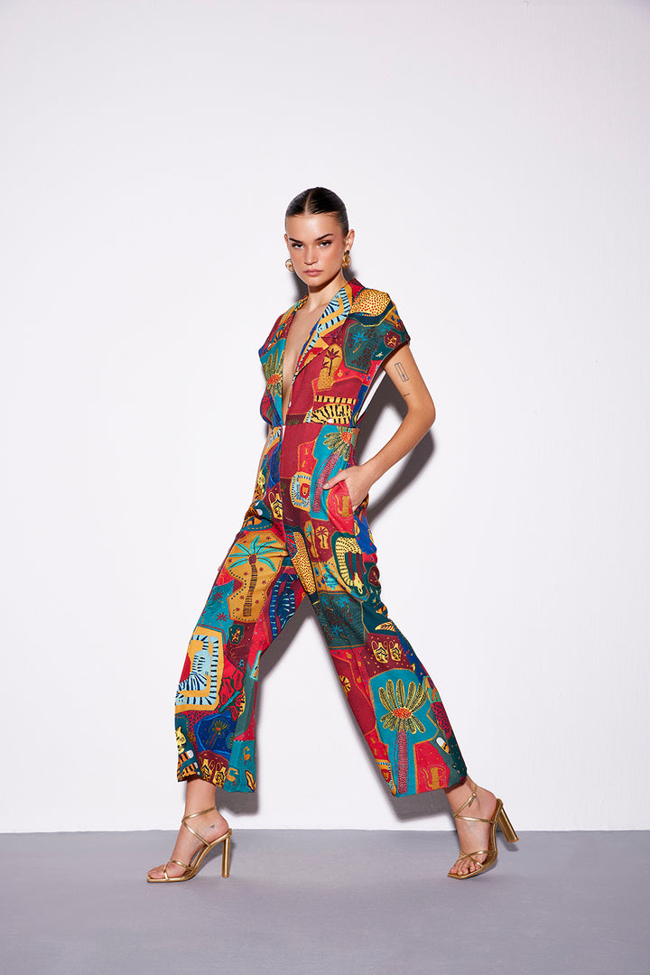 Cocora Lapel Jumpsuit