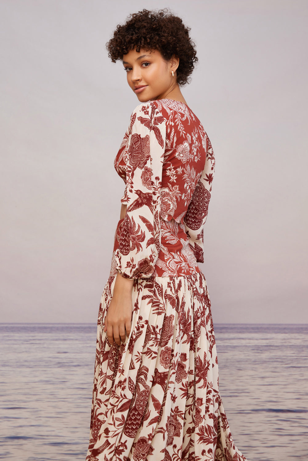 Carmine Gathered Skirt