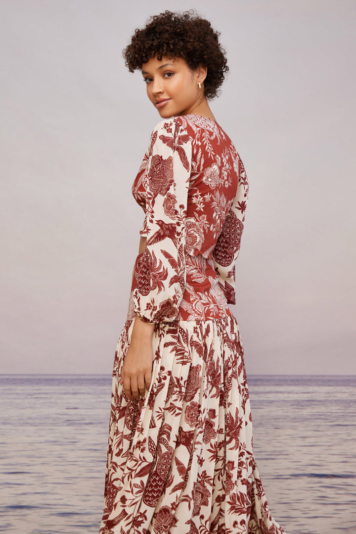 Carmine Gathered Skirt