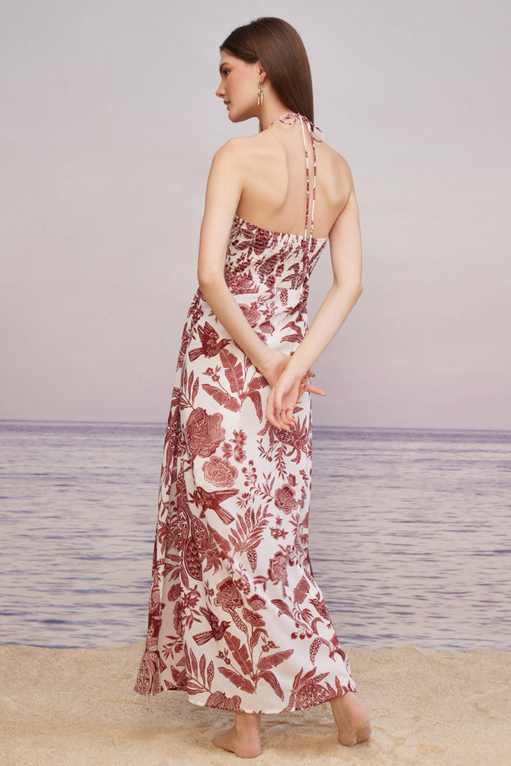 Carmine Pleated Dress