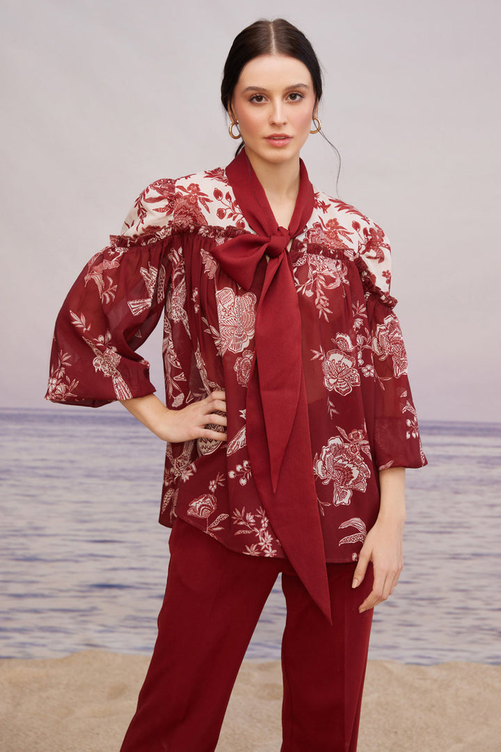 Carmine Knot Co-ord