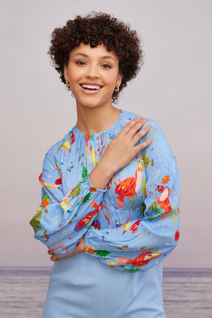 Cabo Mint Smock Jumpsuit