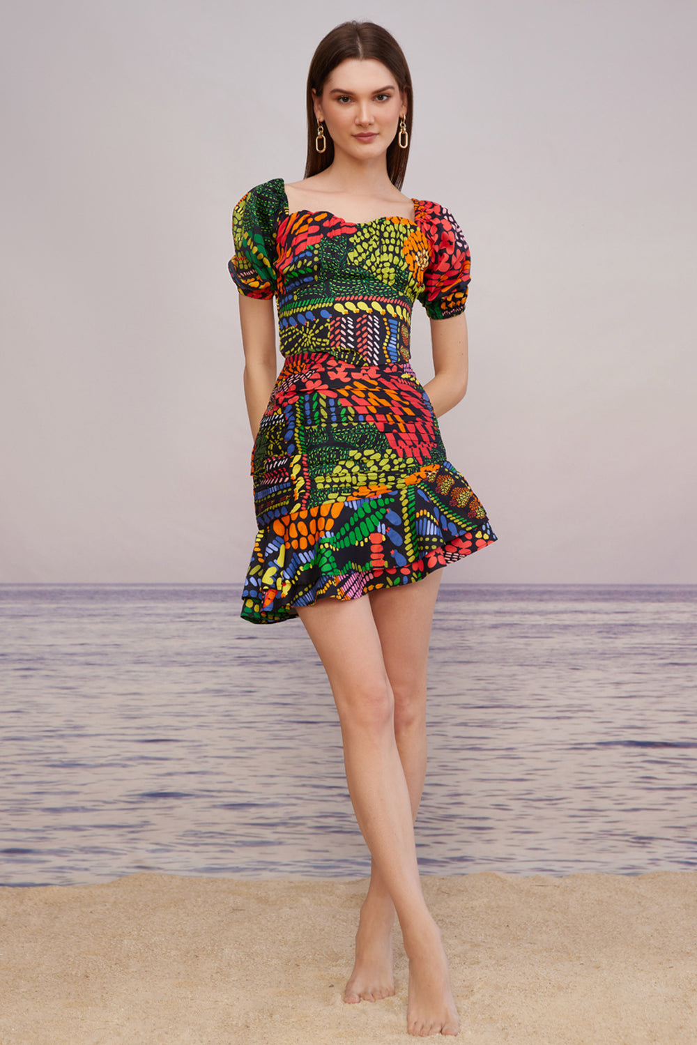 Tulum Spice Ruffle Skirt