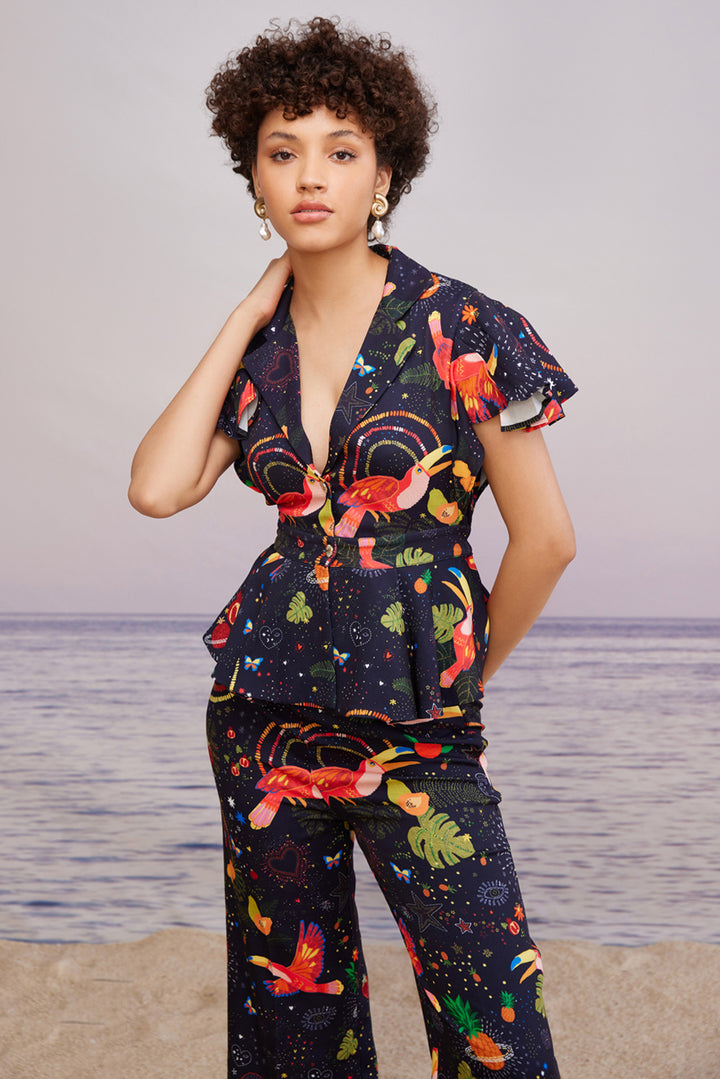 Cabo Spice Frill Top