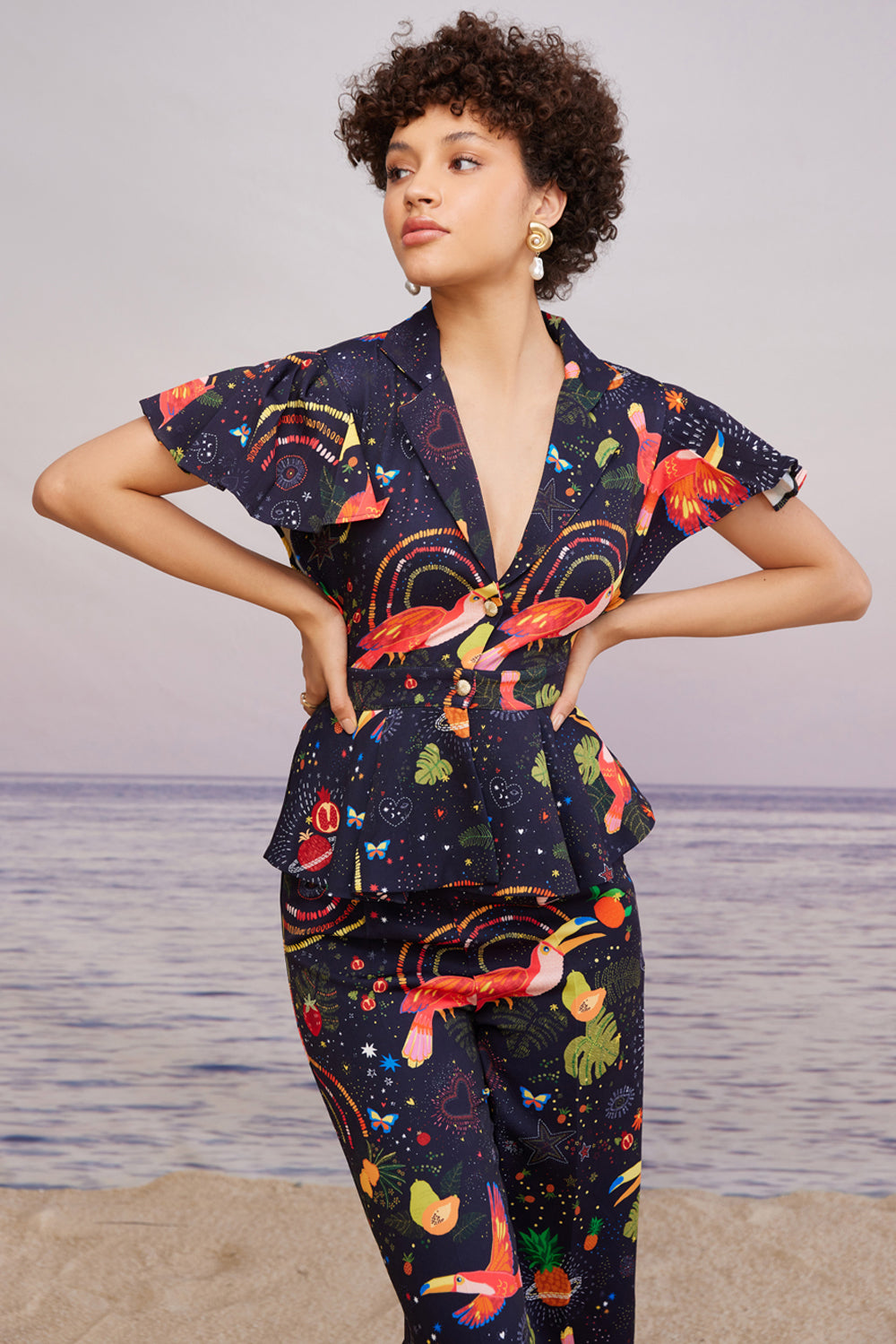 Cabo Spice Frill Top