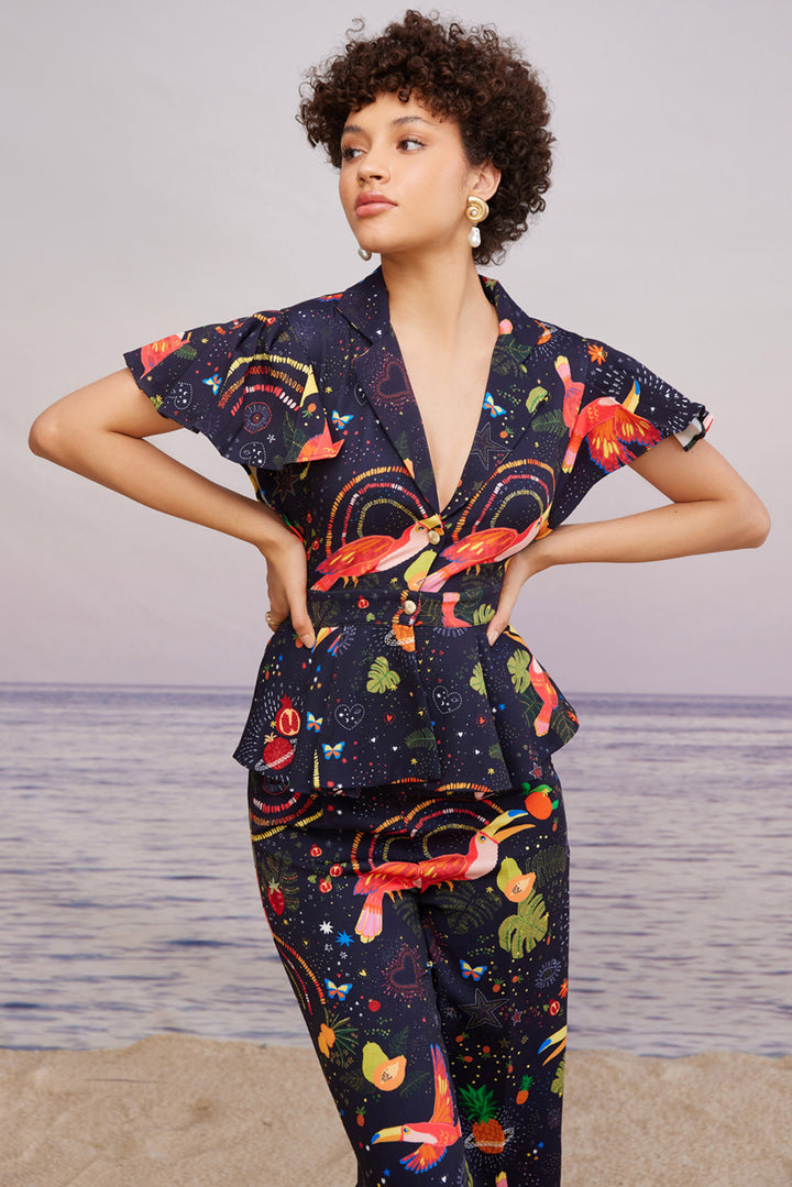 Cabo Spice Frill Top