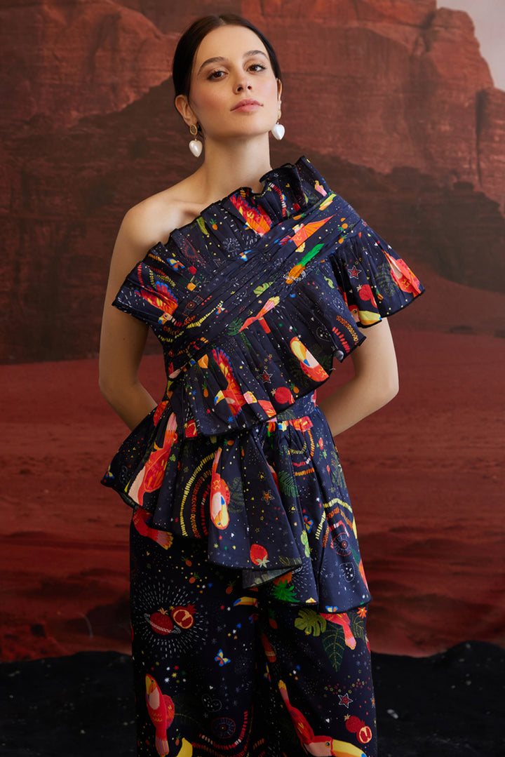 Cabo Spice Cross Shoulder Top