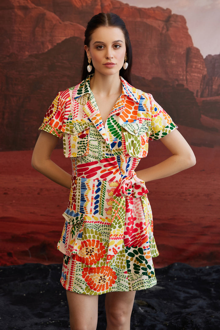 Tulum Sand Blazer Dress