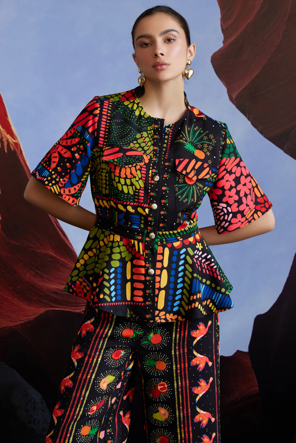 Latest Ankara Peplum Tops Images For Ladies 2023  MyNativeFashion