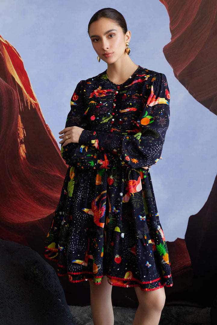 Cabo Spice Puff Dress