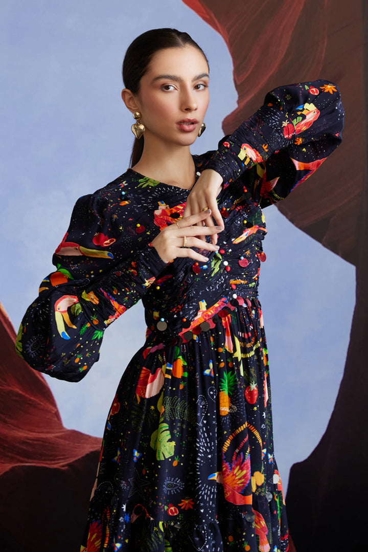 Cabo Spice Puff Dress