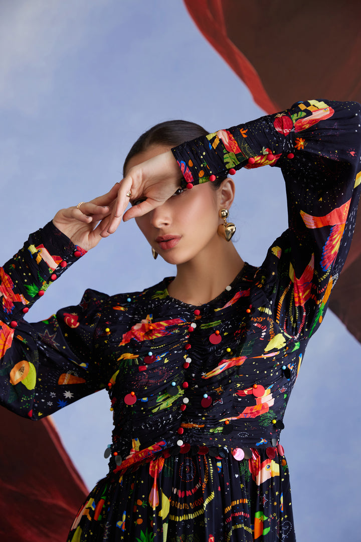 Cabo Spice Puff Dress
