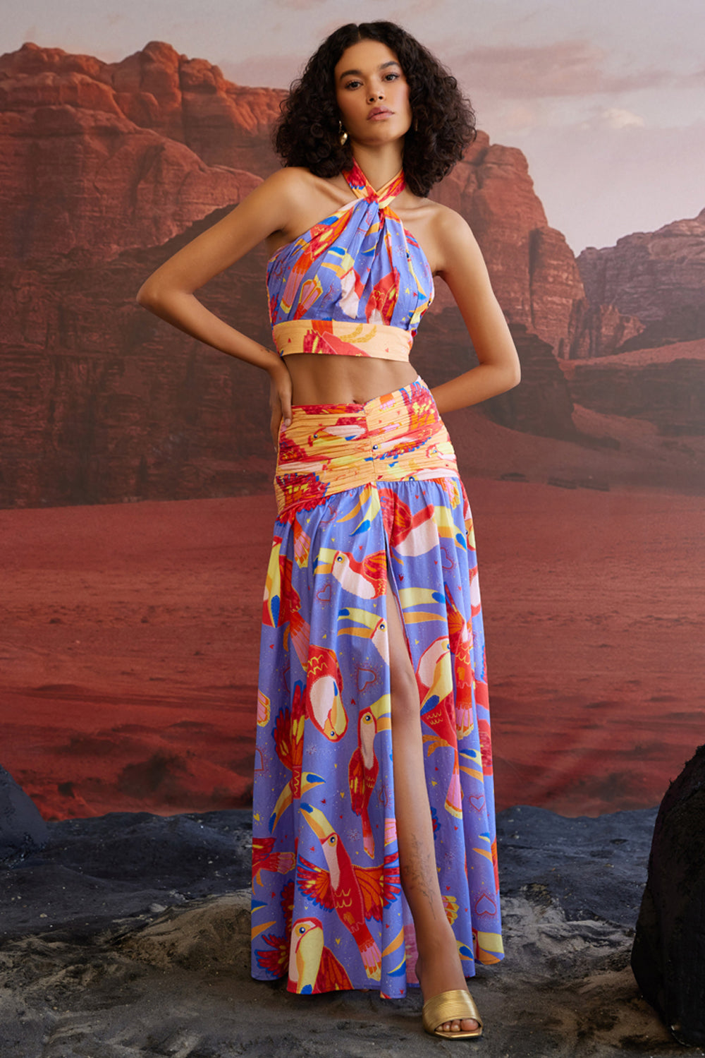 Maccau Gathered Skirt