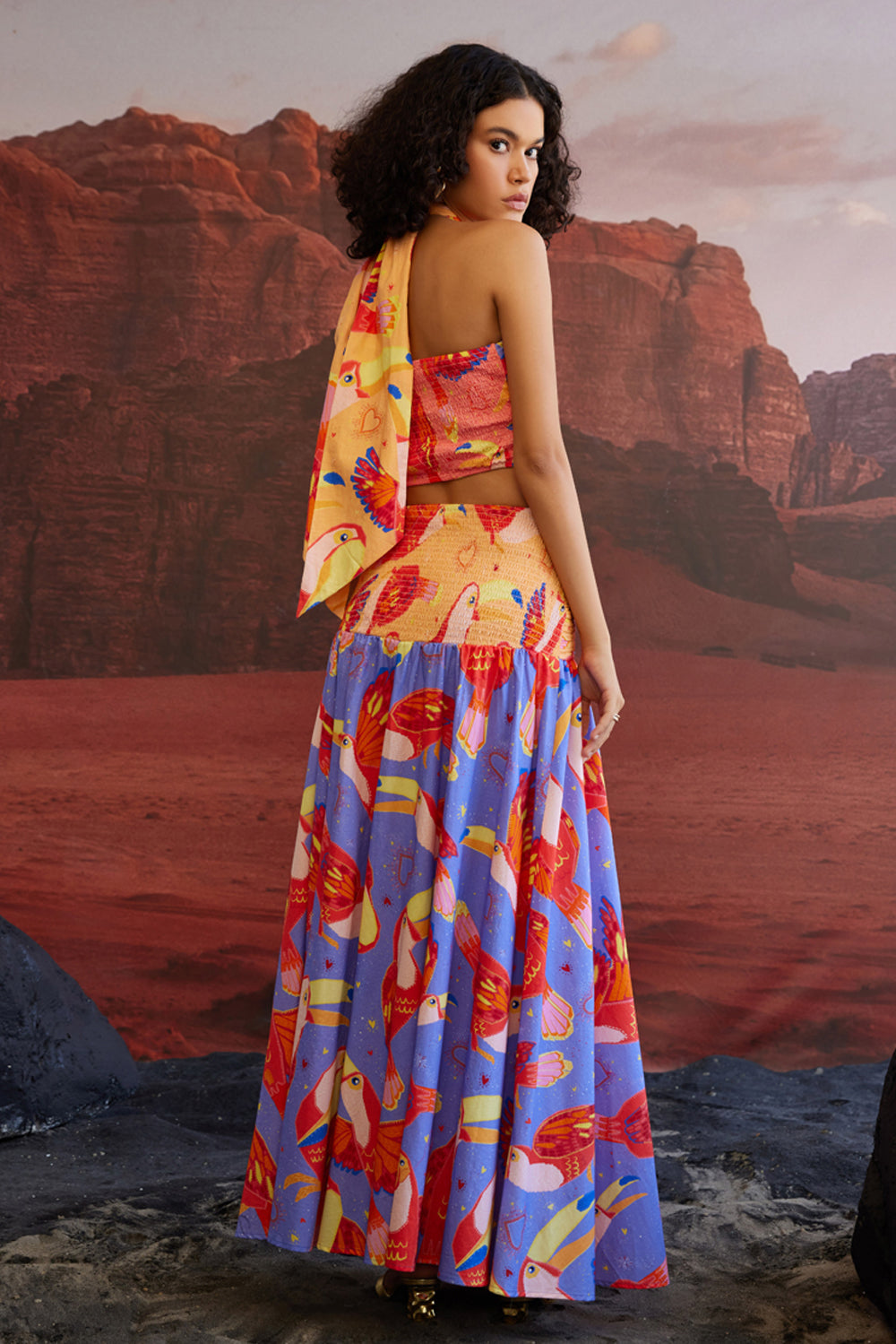Maccau Gathered Skirt