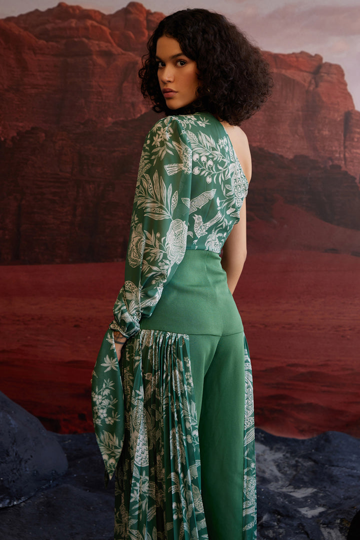 Taha'a Pleated Jumpsuit